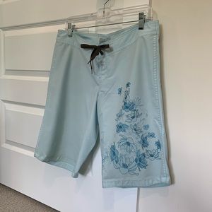 Watergirl Board Shorts - Aqua Blue - Size 10